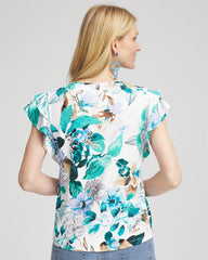 Alabaster Touch of Cool™ Flutter Sleeve Tee