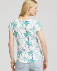 Alabaster Cap Sleeve Dolman Tee