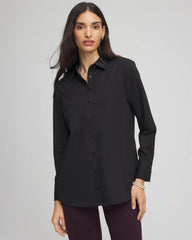 Black Tonal Jewels Poplin Shirt