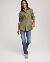 Sage Meadow No Iron™ Jacquard Shirt