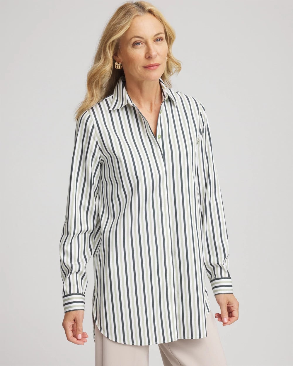 Sage Meadow No Iron™ Striped Shirt