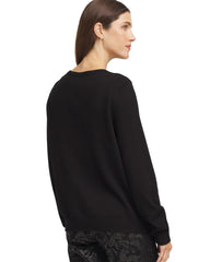 Black Ombré Rhinestone Cardigan