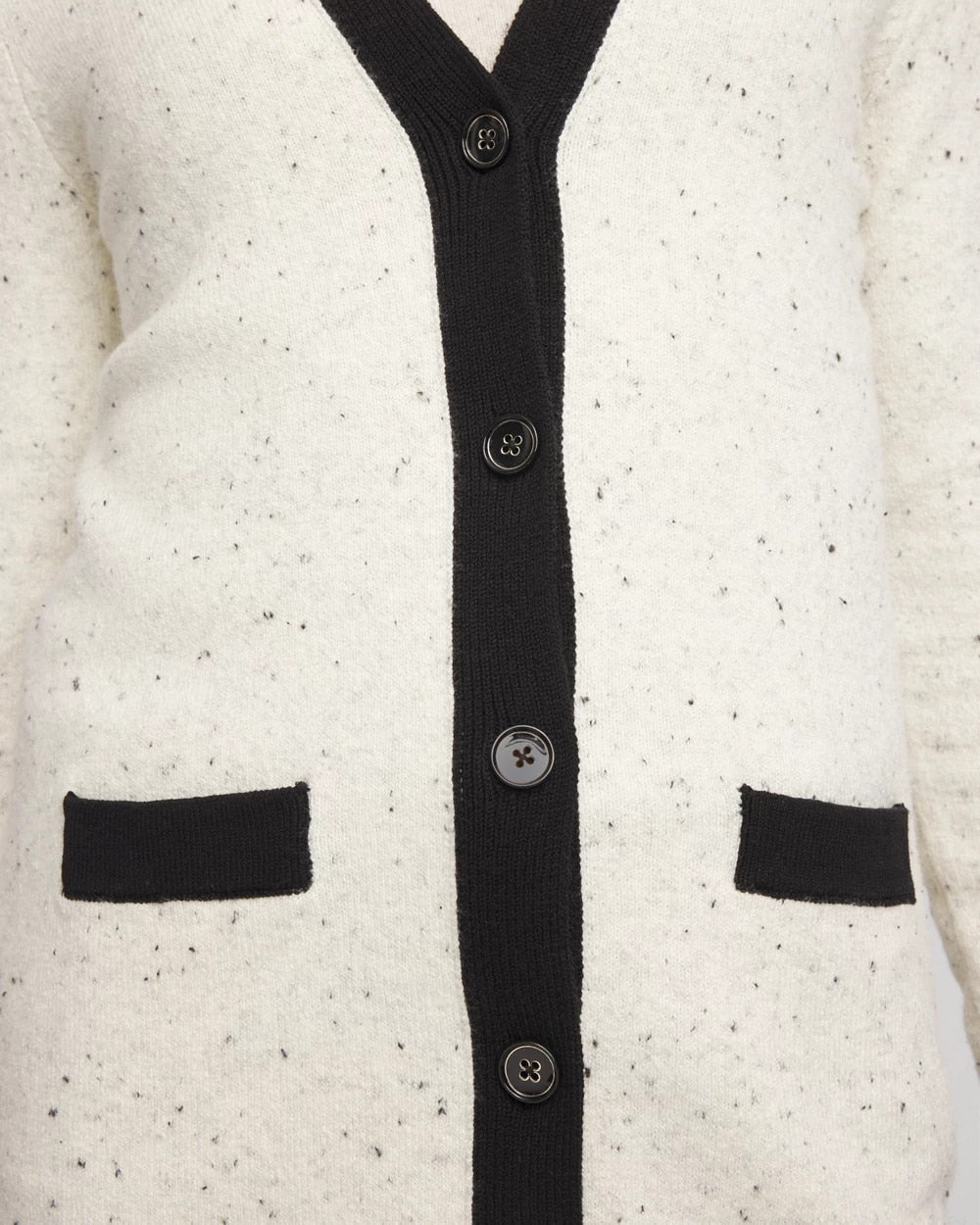 English Cream Tipped Lady Jacket Cardigan