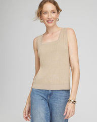 Sycamore Rib Stitch Pullover Tank