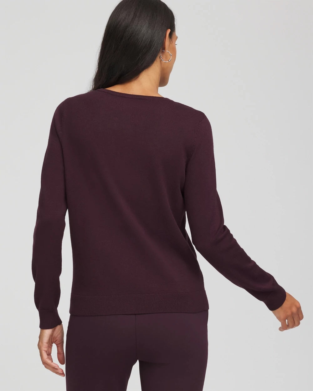 Night Bloom Embellished Crewneck Cardigan