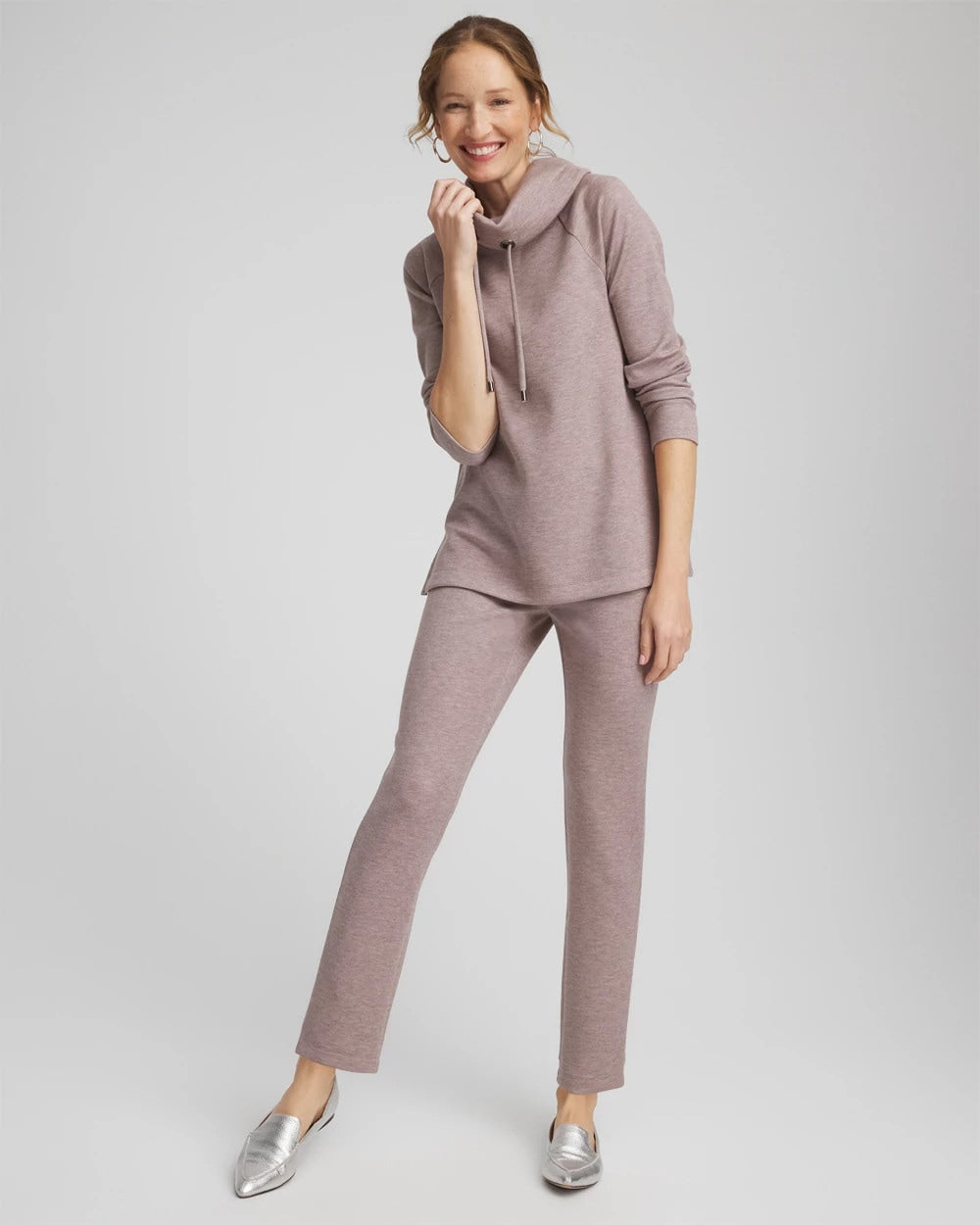 Taupe Heather Zenergy® Soft Tunic