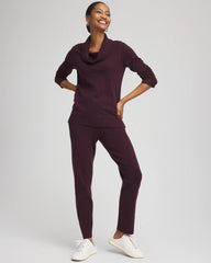 Night Bloom Zenergy® Luxe Diamante Cowlneck Tunic