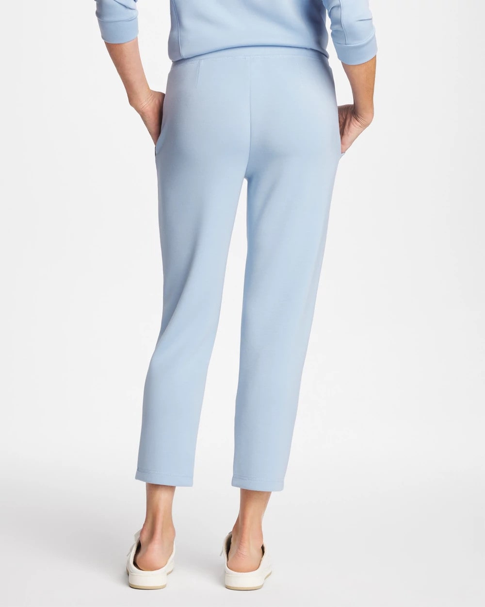 Crystal Topaz Zenergy® Soft Cropped Pants