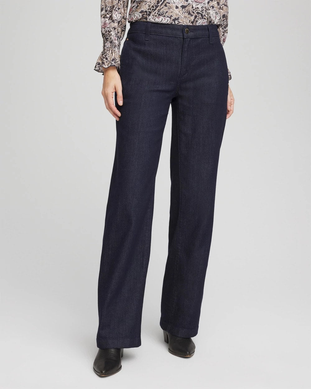 Cedar Rinse High-Rise Trouser Jeans