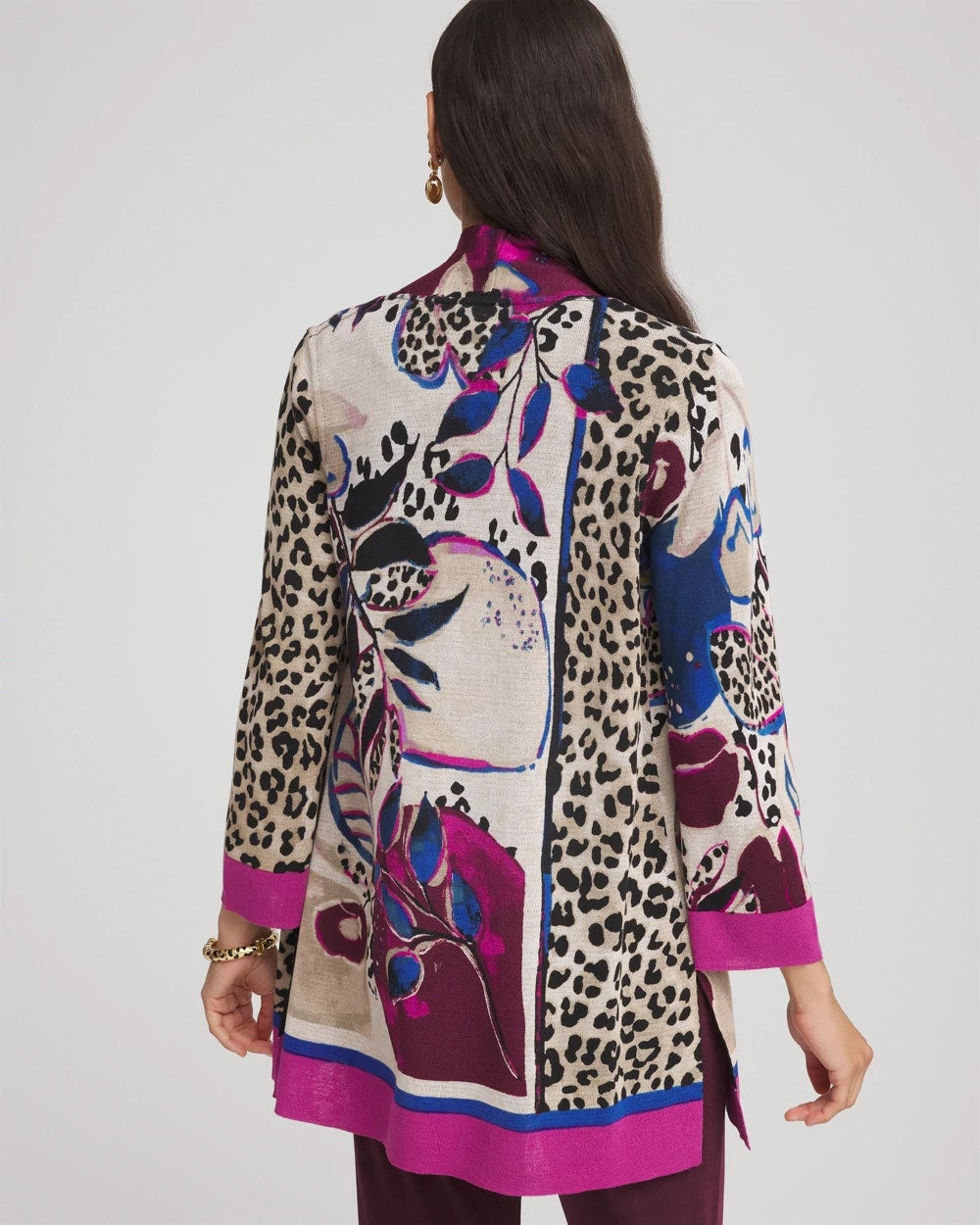 Blackened Burgundy Travelers™ Collection Artisanal Cardigan