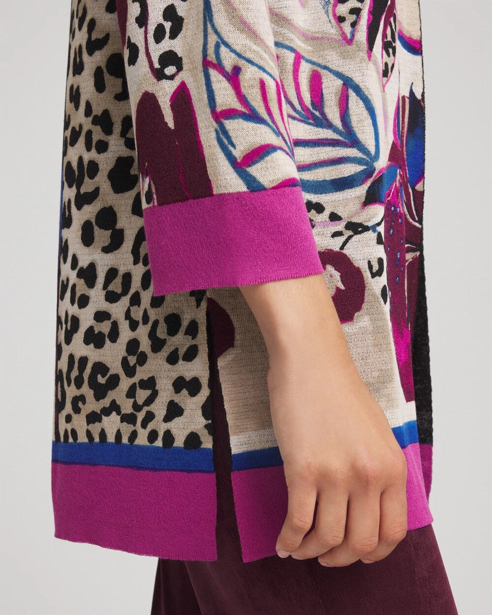 Blackened Burgundy Travelers™ Collection Artisanal Cardigan