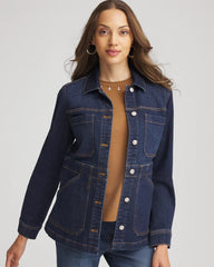Morning Star Indigo Denim Field Jacket