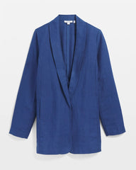 Naval Indigo Linen Blazer