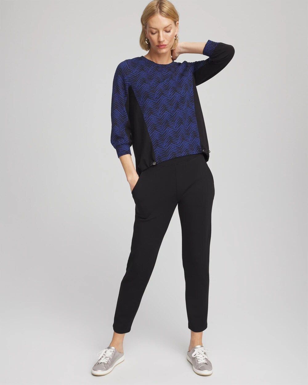 Dark Harbor Zenergy® Jacquard Bungee Top