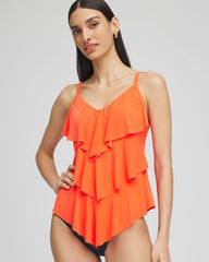 Orange Magicsuit® Solid Rita Tankini
