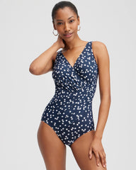Navy Miraclesuit Luminare Oceanus One Piece