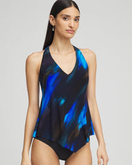 Black/Multi Magicsuit® Swipe Right Tankini