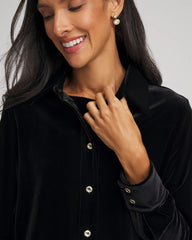 Travelers Black Travelers™ Velvet Button-Down Shirt