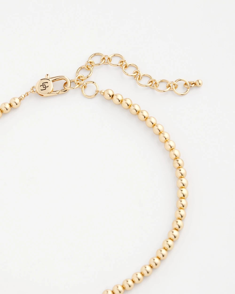 Gold Golden Beaded Necklace