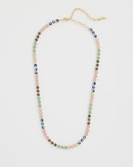 Multi Tennis Necklace