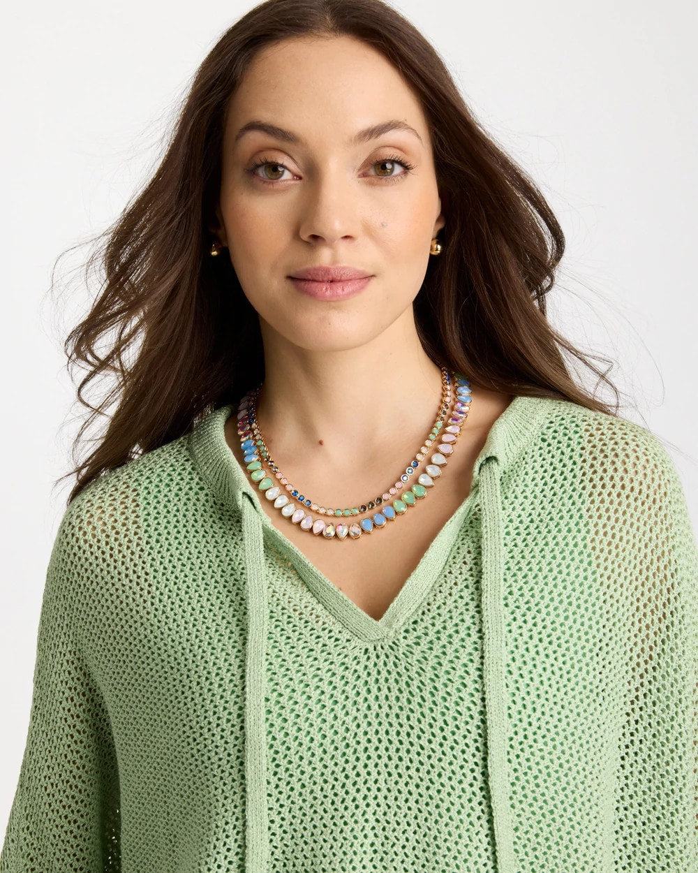 Multi Tennis Necklace