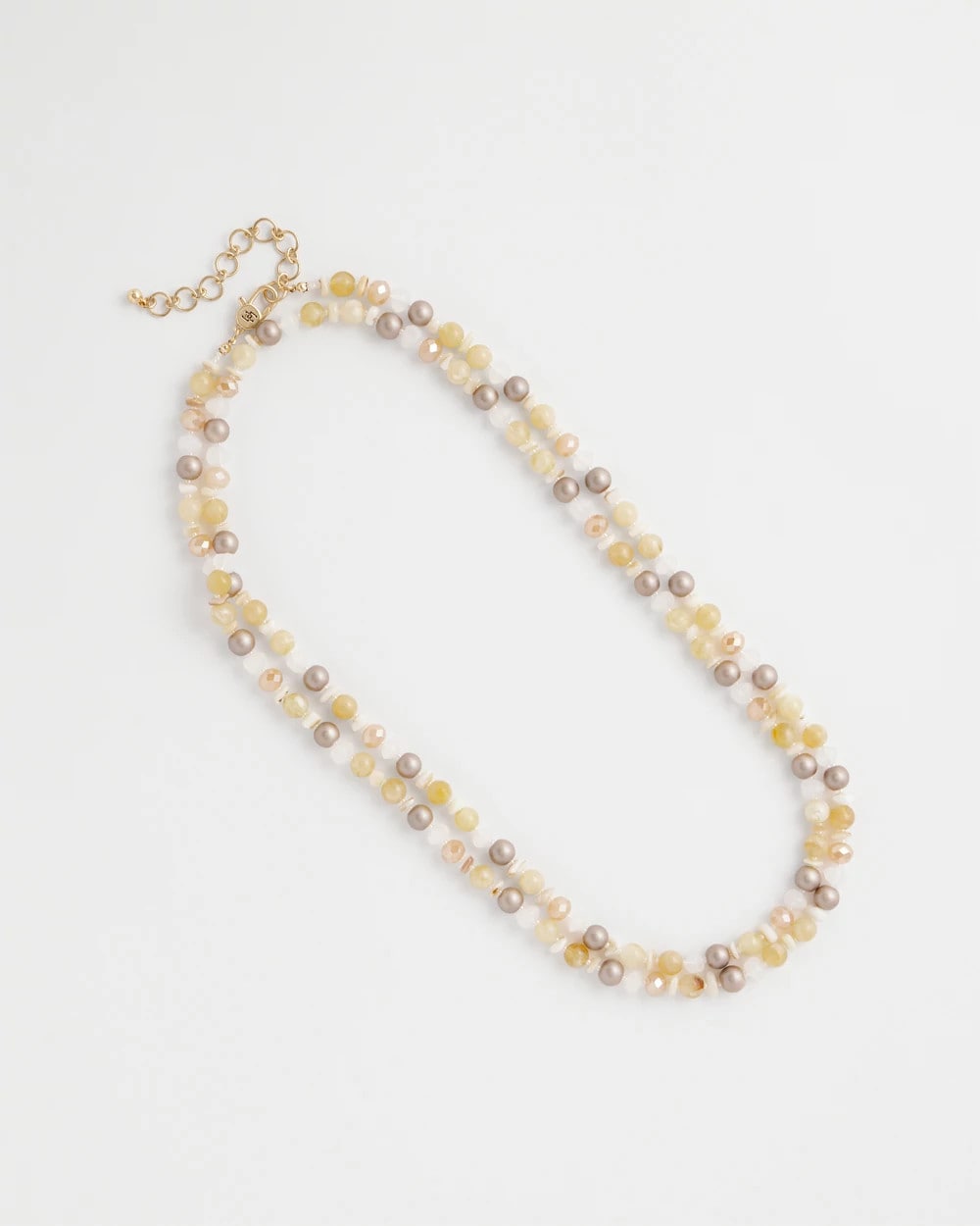 Neutral Neutral Long Layering Necklace