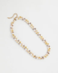 Neutral Neutral Long Layering Necklace