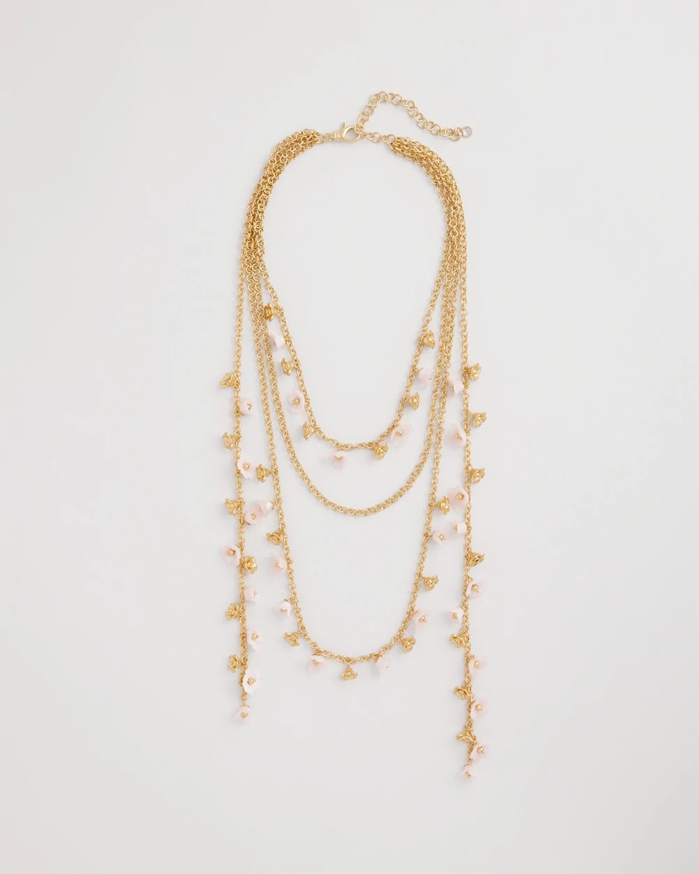 Pink Pink Multi-Layer Necklace