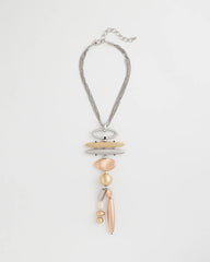 Mixed Metals Mixed Metal Linear Necklace