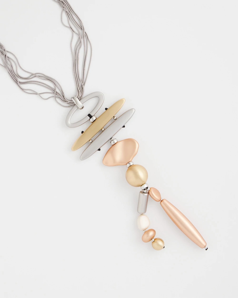Mixed Metals Mixed Metal Linear Necklace