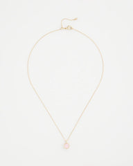 Pink Pink Fine Single Strand Necklace
