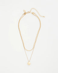 Gold Goldtone Convertible Pendant Necklace
